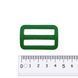 38 mm Plastic buckle РОМ green grass GCC №243