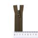 40 cm Nylon zipper #6/2 (S6) C/E khaki GCC №514, BR-Type, 2 sliders SP matte (oval hole puller)