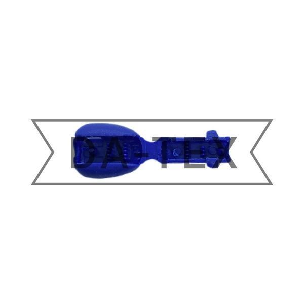 Plastic stopper РОМ bright blue GCC№801