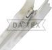 18 cm Plastic zipper #5 C/E white