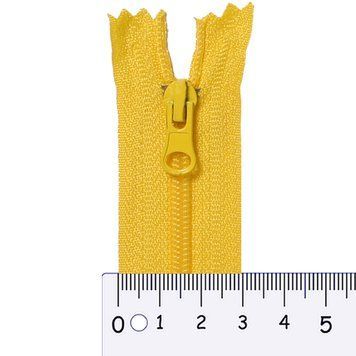20 cm Nylon zipper #4 C/E yellow GCC №110