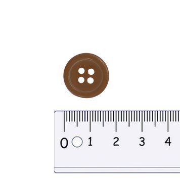 17 mm Button coyote 4 holes GCC №494R