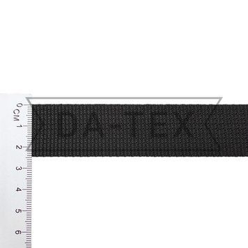 25 mm PP tape 18 g/m black GCC №322