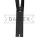 80 cm Nylon zipper #7 TPU water resistant O/E black GCC №322