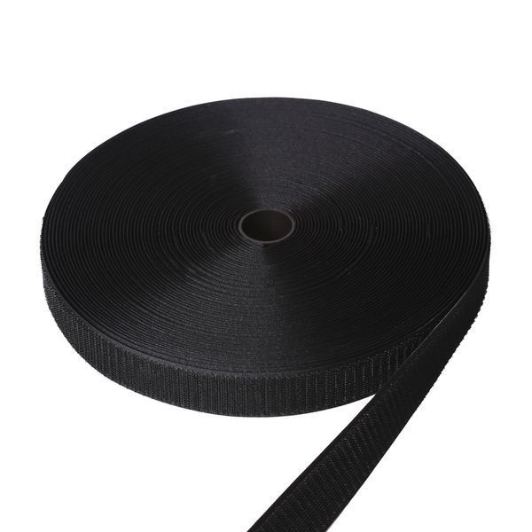 30 mm Hook tape 65% NYLON 35% PE "B+" black
