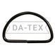 50 mm Strengthened metal semi ring black nickel 50*28*3,2 mm
