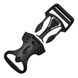 25 mm Plastic buckle fastener black