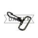 30 mm metal snap hook for bag black nickel