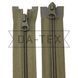 85 cm Nylon zipper No7 2 sliders O/Е khaki GCC No298 YKK