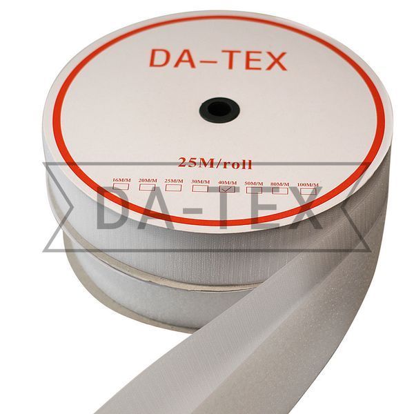 40 mm Hook and loop "B quality" (35%PA+65%PE)"В" white GCC №101