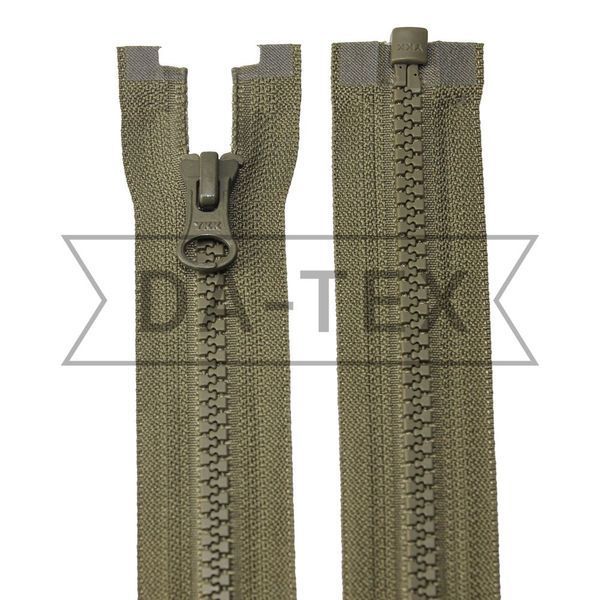 75 сm Plastic zipper No5 O/E khaki No298 YKK