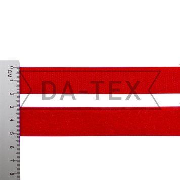 20 mm Hook and loop (35%PA+65%PE) "B" red GCC №148