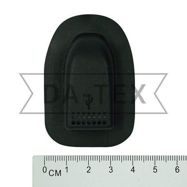 Тримач для USB роз'єму колір чорний 04561 фото