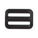 25 mm Plastic buckle black
