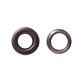 4 mm Eyelet #2 (ф4,3*Ф8,5*h4,5) + washer (STS) black nickel CHINA