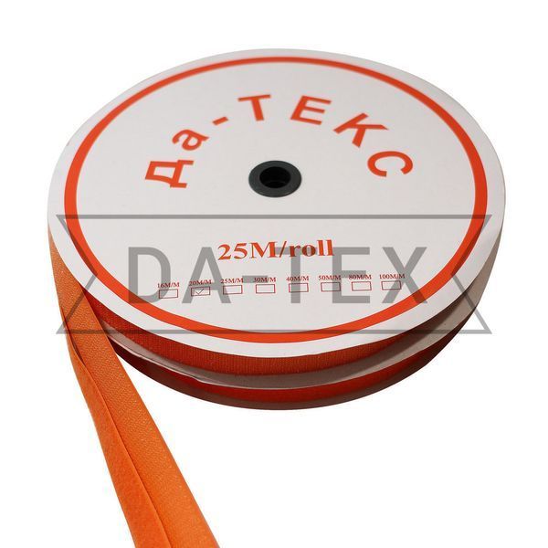 20 mm Hook and loop (35%PA+65%PE) "B" orange GCC №157