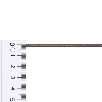2,5 mm Elastic rope khaki 298 GCC№298