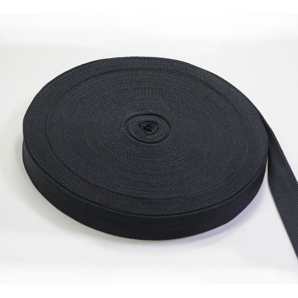 25 mm PP tape 12 g/m (850D) black GCC №322