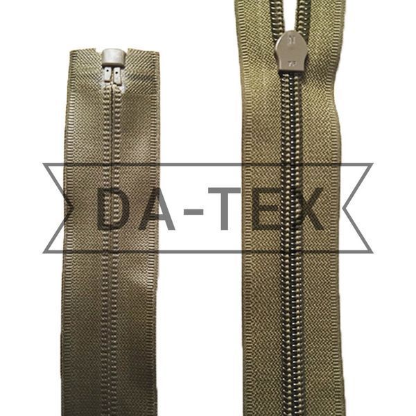 75 cm Nylon zipper #7 TPU water resistant O/E khaki GCC №298