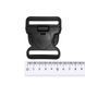 50 mm Plastic buckle fastener black