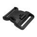 50 mm Plastic buckle fastener black