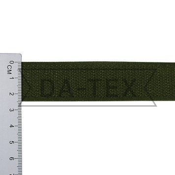 25 mm Hook tape (35%PA+65%PE)"B" khaki GCC №327