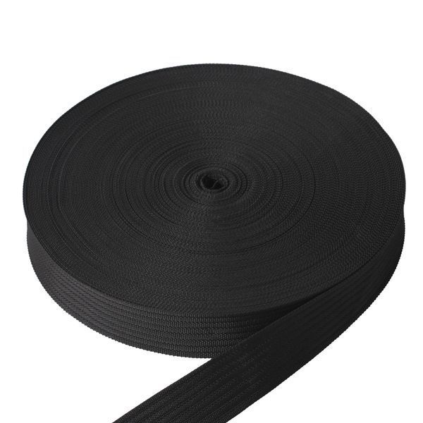 40 mm PP tape 18 g/m black