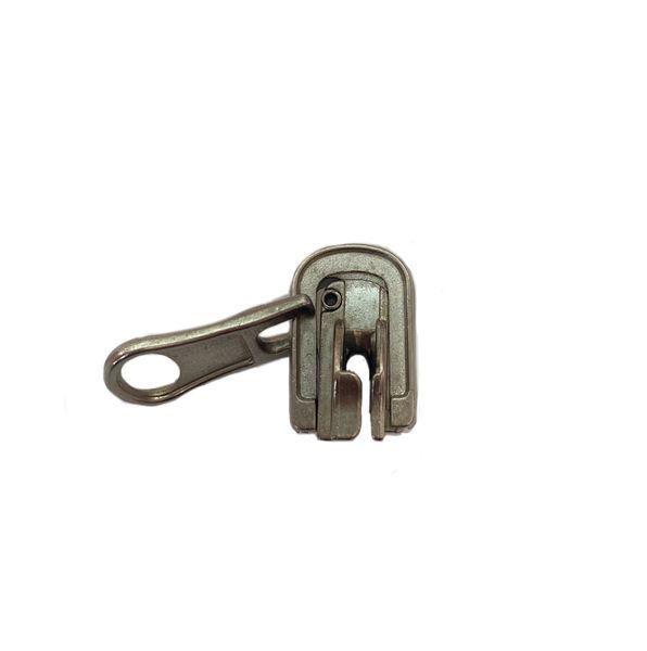 No8 Slider for zipper long chain reversible puller black nickel