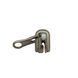 No8 Slider for zipper long chain reversible puller black nickel