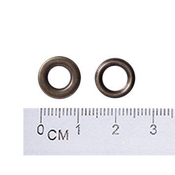 8 mm Eyelet #5 (ф8*Ф15*h6) + washer (STS) antik CHINA