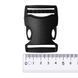 38 mm Plastic buckle fastener black