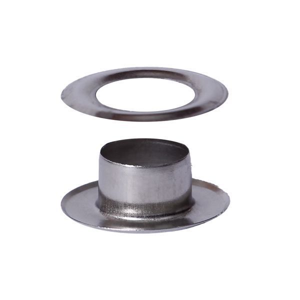 8 mm Eyelet #5 (ф8*Ф15*h6) + washer (STS) nikel CHINA