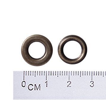 10 mm Eyelet #24 (ф10*Ф18*h6) + washer (STS) antik CHINA