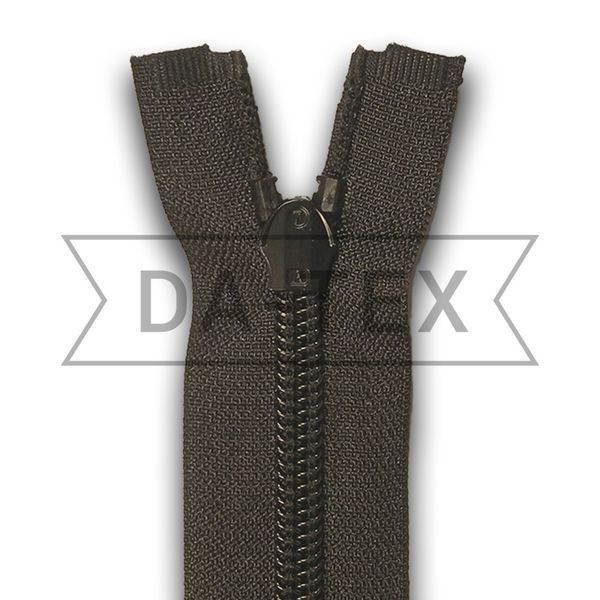 90 cm Nylon zipper #7 TPU water resistant black GCC №322