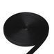 25 мм Текстильна застібка гачок 65% НЕЙЛОН 35% ПЕ колір чорний 03920 фото 2