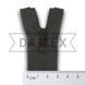 90 cm Nylon zipper #7 TPU water resistant black GCC №322