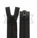 75 cm Plastic zipper N.5/2 two sliders O/E black YKK