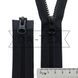75 cm Plastic zipper N.5/2 two sliders O/E black YKK