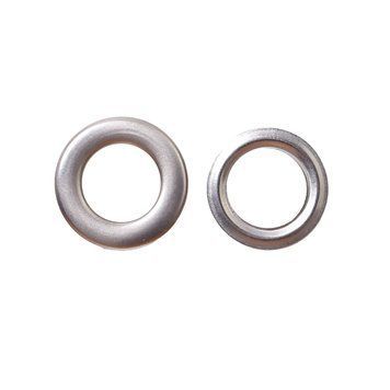 10 mm Eyelet #24 (ф10*Ф18*h6) + washer (STS) nikel CHINA