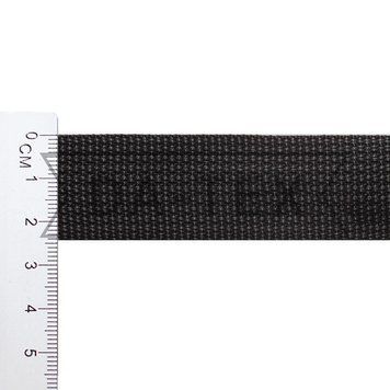 25 mm PP tape 12 g/m black 100% PA