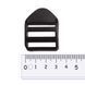 32 mm Plastic buckle black