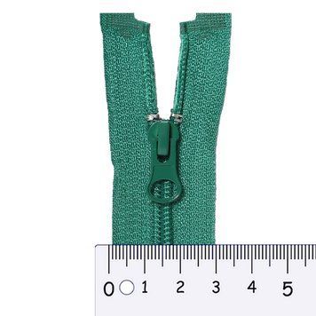 75 cm Nylon zipper #5 O/E green GCC №258