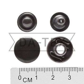 15 mm snap button W-style brass oxide TURKEY
