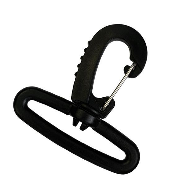 50 mm Plastic snap hook black