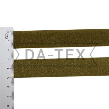 20 mm Hook and loop (35%PA+65%PE)"B" khaki GCC №298